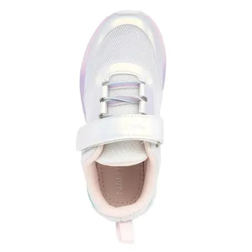 Nautica Kids Fashion Sneaker Athletic Running Shoe with One Strap |Boys - Girls|(Toddler/Little Kid) - 4