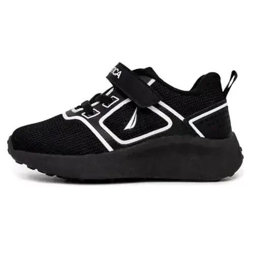 Nautica Kids Fashion Sneaker Athletic Running Shoe with One Strap |Boys - Girls|(Toddler/Little Kid) - 2