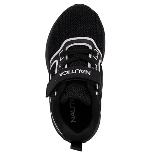 Nautica Kids Fashion Sneaker Athletic Running Shoe with One Strap |Boys - Girls|(Toddler/Little Kid) - 4