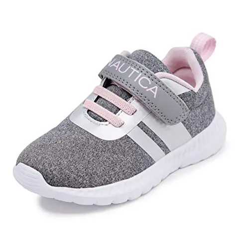 Nautica Kids Fashion Sneaker Athletic Running Shoe with One Strap |Boys - Girls|(Toddler/Little Kid) - 6