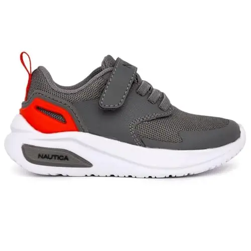 Nautica Kids Fashion Sneaker Athletic Running Shoe with One Strap |Boys - Girls|(Toddler/Little Kid) - 2