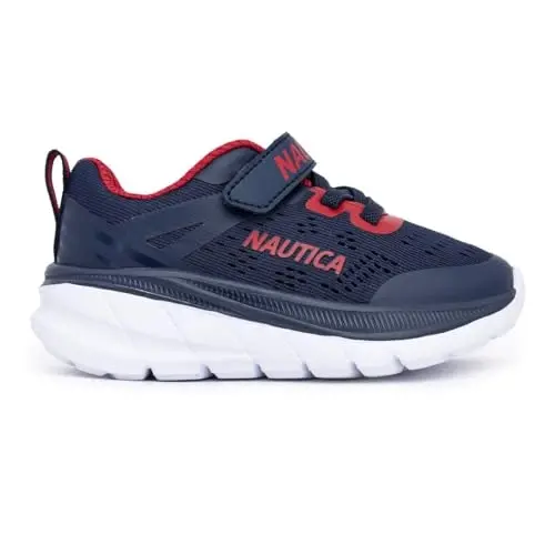 Nautica Kids Fashion Sneaker Athletic Running Shoe with One Strap |Boys - Girls|(Toddler/Little Kid) - 7
