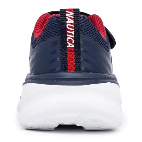 Nautica Kids Fashion Sneaker Athletic Running Shoe with One Strap |Boys - Girls|(Toddler/Little Kid) - 8