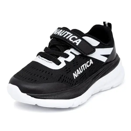 Nautica Kids Fashion Sneaker Athletic Running Shoe with One Strap |Boys - Girls|(Toddler/Little Kid) - 7