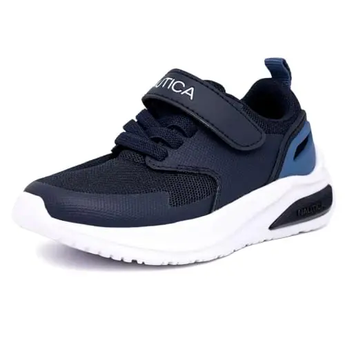 Nautica Kids Fashion Sneaker Athletic Running Shoe with One Strap |Boys - Girls|(Toddler/Little Kid) 