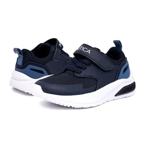 Nautica Kids Fashion Sneaker Athletic Running Shoe with One Strap |Boys - Girls|(Toddler/Little Kid) - 6