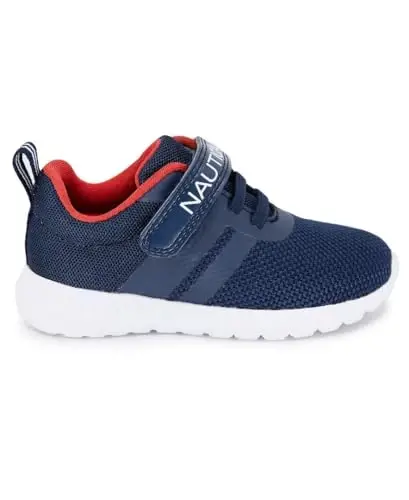 Nautica Kids Fashion Sneaker Athletic Running Shoe with One Strap |Boys - Girls|(Toddler/Little Kid) - 8