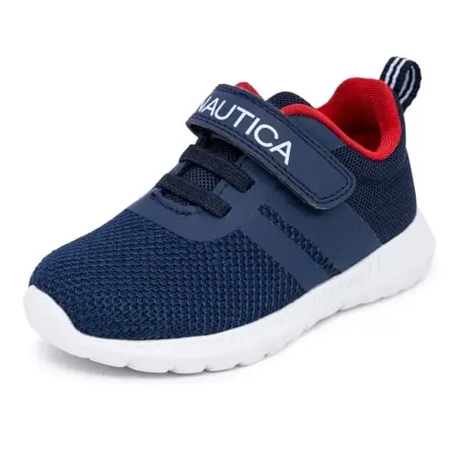 Nautica Kids Fashion Sneaker Athletic Running Shoe with One Strap |Boys - Girls|(Toddler/Little Kid) - 1