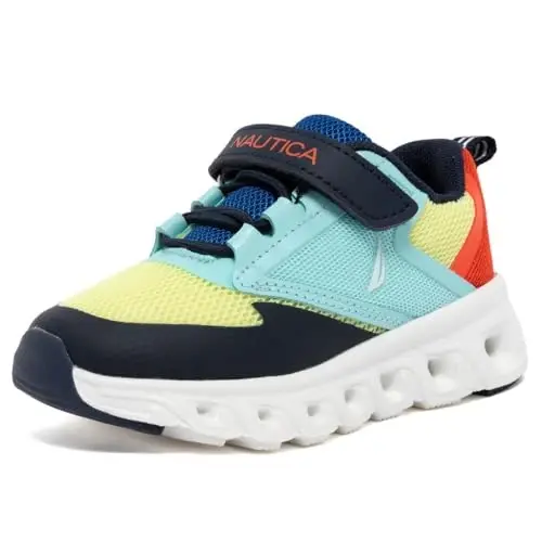 Nautica Kids Fashion Sneaker Athletic Running Shoe with One Strap |Boys - Girls|(Toddler/Little Kid) - 1