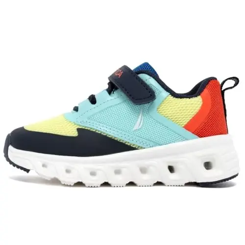 Nautica Kids Fashion Sneaker Athletic Running Shoe with One Strap |Boys - Girls|(Toddler/Little Kid) - 2