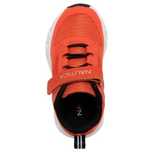Nautica Kids Fashion Sneaker Athletic Running Shoe with One Strap |Boys - Girls|(Toddler/Little Kid) - 4