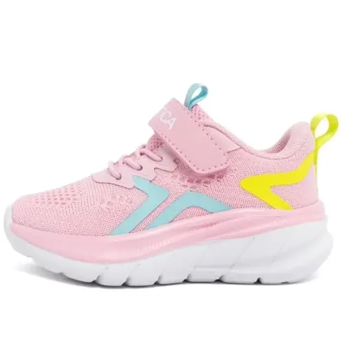Nautica Kids Running Shoes for Boys and Girls, Lightweight Athletic Sneakers with Cushioned Comfort, Hook and Loop Strap, Bungee Lace Tennis Shoes for Toddler Little Kid and Big Kid - 2