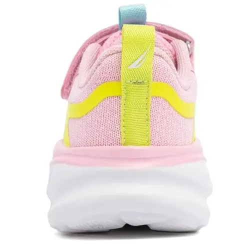 Nautica Kids Running Shoes for Boys and Girls, Lightweight Athletic Sneakers with Cushioned Comfort, Hook and Loop Strap, Bungee Lace Tennis Shoes for Toddler Little Kid and Big Kid - 3