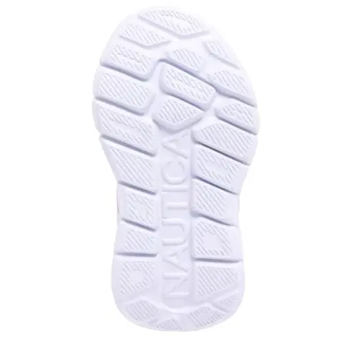 Nautica Kids Running Shoes for Boys and Girls, Lightweight Athletic Sneakers with Cushioned Comfort, Hook and Loop Strap, Bungee Lace Tennis Shoes for Toddler Little Kid and Big Kid - 5