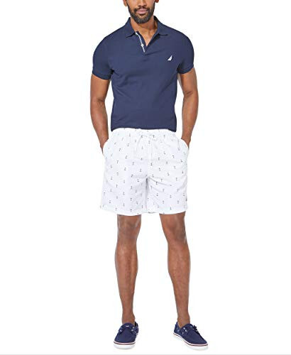 Nautica Men's Standard Quick Dry All Over Classic Anchor Print Swim Trunk - 2