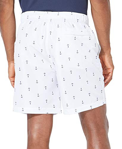 Nautica Men's Standard Quick Dry All Over Classic Anchor Print Swim Trunk - 3