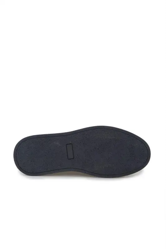Navy Blue 100% Leather Lace-Up Suede Boot - 4