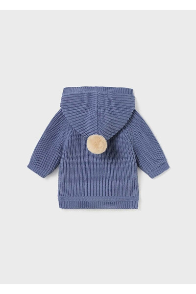 Navy Blue Baby Knit Cardigan - 3