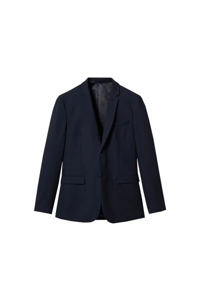 Navy Blue Men's Blazer Jacket 47050659 - 4