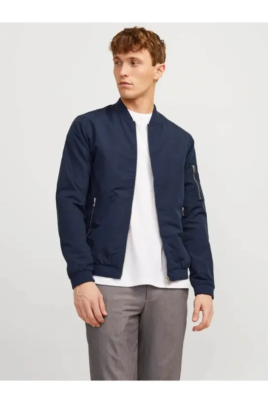 Navy Blue Men's Jacket - JACK & JONES