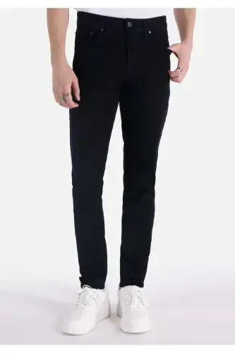 Navy blue men's pants - 4