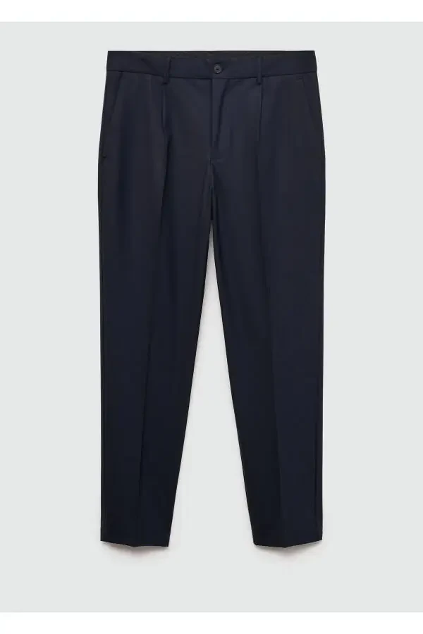 Navy Blue Men's Pants 57046008 - 1