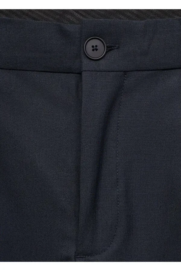Navy Blue Men's Pants 57046008 - 2
