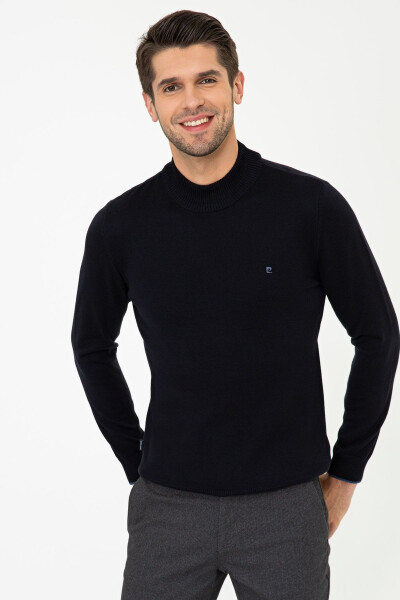Navy Blue Men's Sweater - PIERRE CARDIN