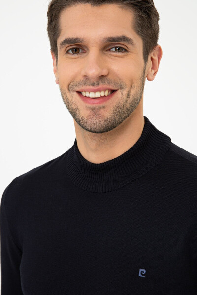 Navy Blue Men's Sweater - PIERRE CARDIN (1)