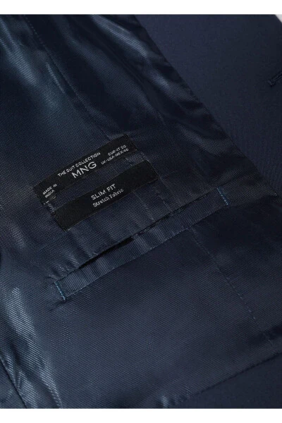 Navy Blue Men's Vest - 7