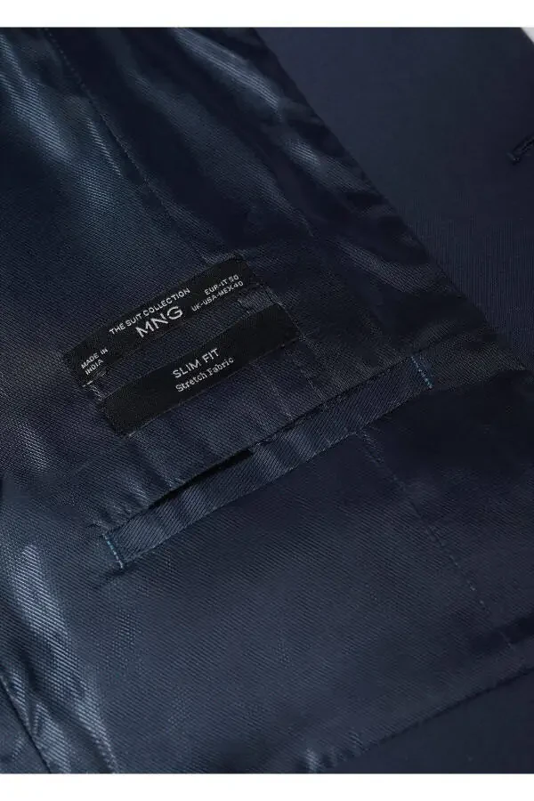 Navy Blue Men's Vest - 7