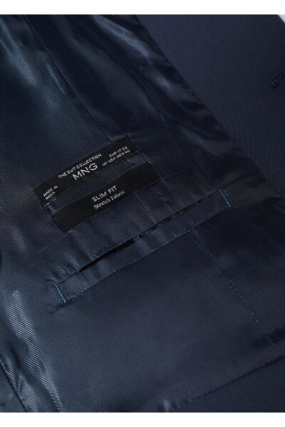 Navy Blue Men's Vest - 7