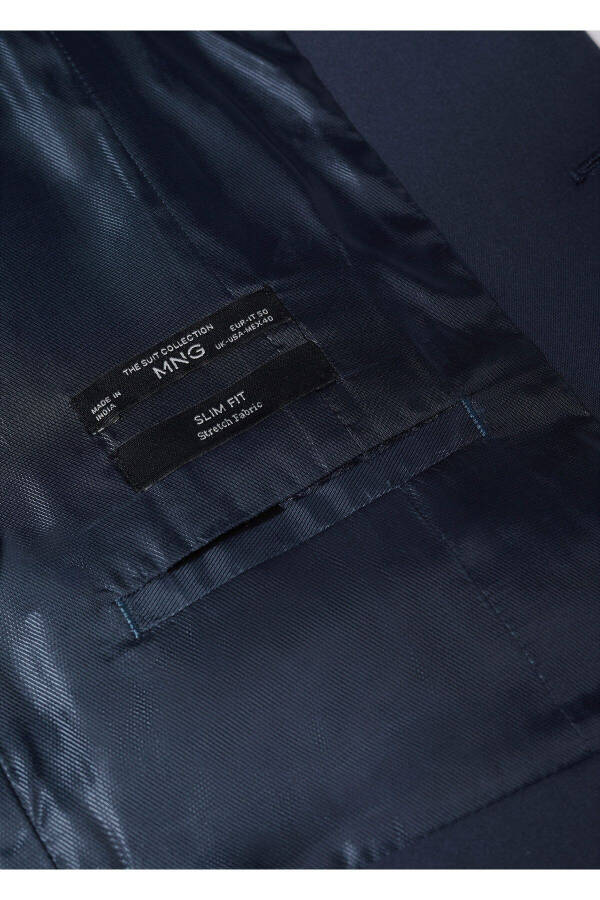 Navy Blue Men's Vest - 7