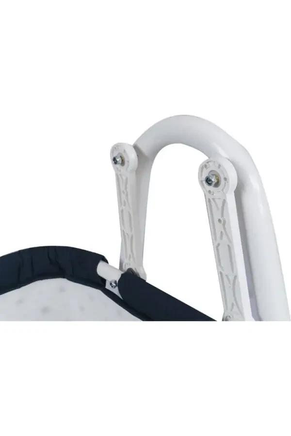 Navy Blue Portable Rocking Basket Hammock Crib - 4