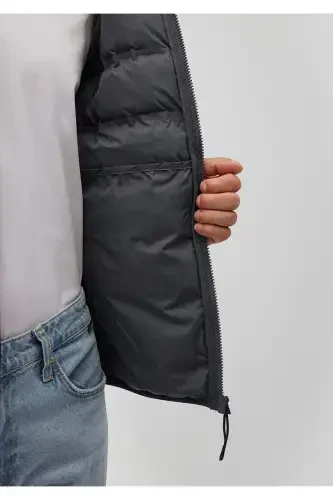 Navy Blue Puffer Jacket 0110295-80776 - 5