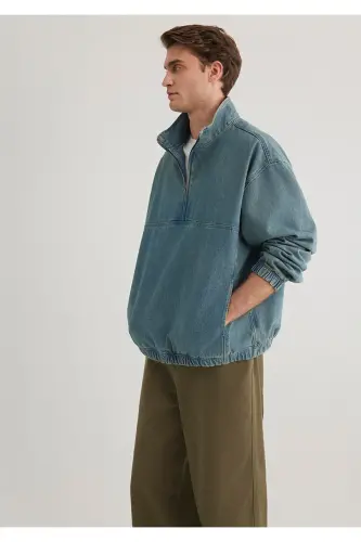 Navy Blue Shirt Oversize / Wide Cut 0211418-187 - MAVI (1)