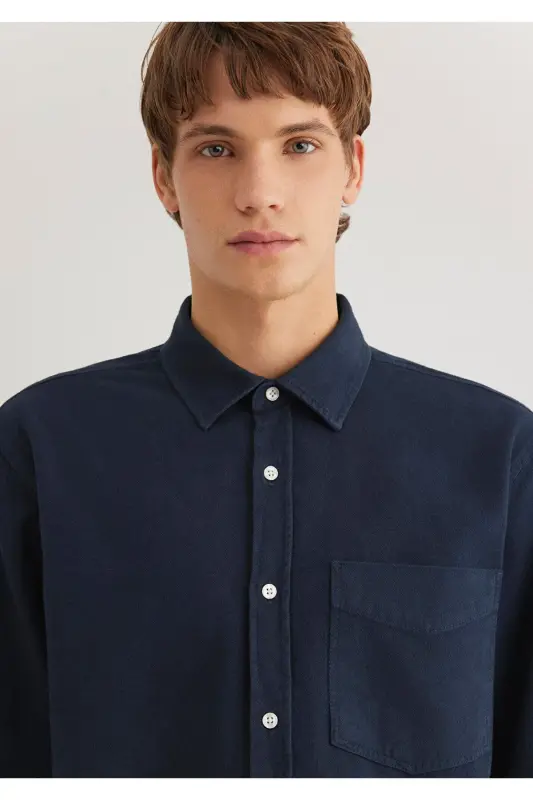 Navy Blue Shirt Regular Fit 0211246 - Mavi