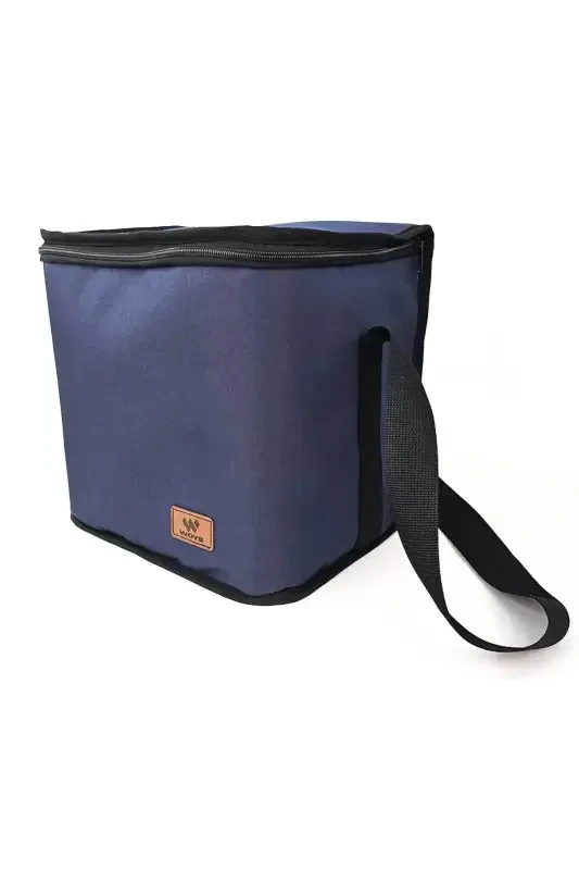 Navy Blue Thermos Bag - Thermal 30 Lt. Insulated Lunch Bag - 1 Ice Pack Gift-Navy Blue - 2