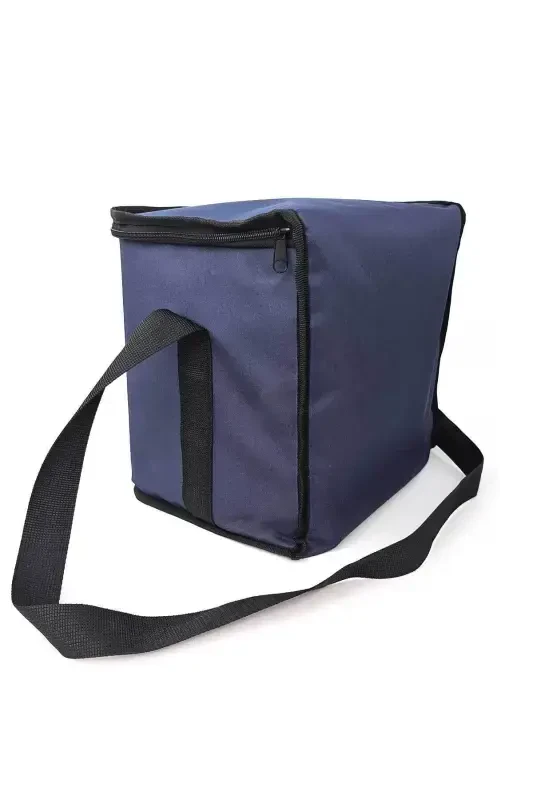 Navy Blue Thermos Bag - Thermal 30 Lt. Insulated Lunch Bag - 1 Ice Pack Gift-Navy Blue - 3