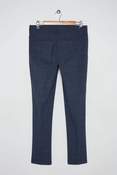 Navy Blue Trousers for Men - 1