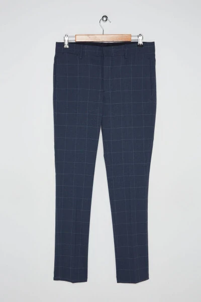 Navy Blue Trousers for Men - 2