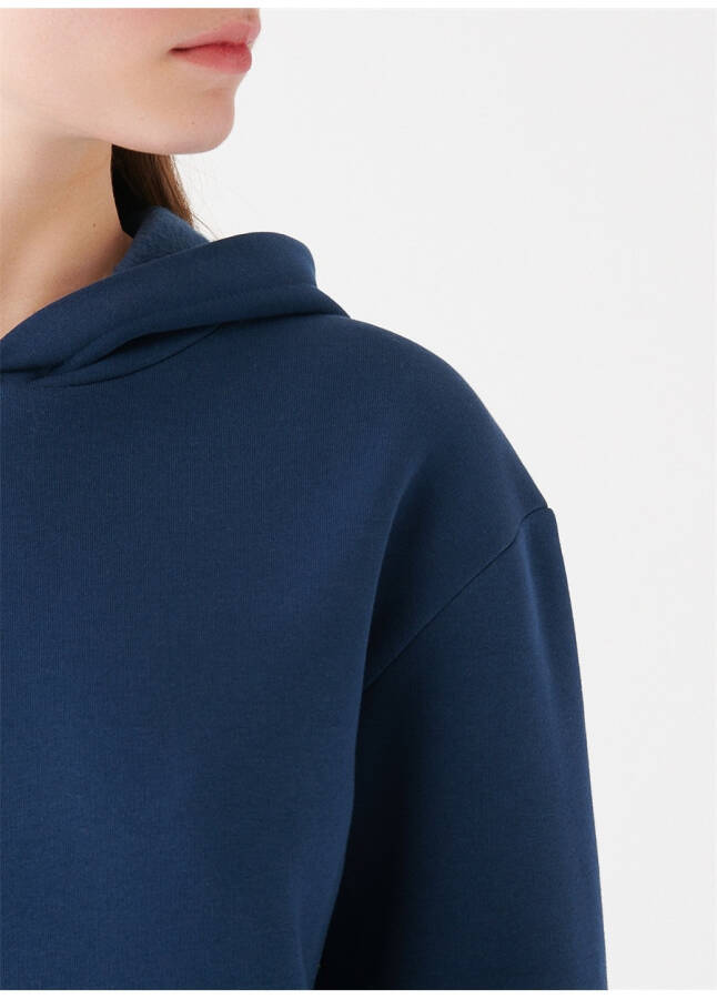 Navy Blue Women's Sweatshirt - 11