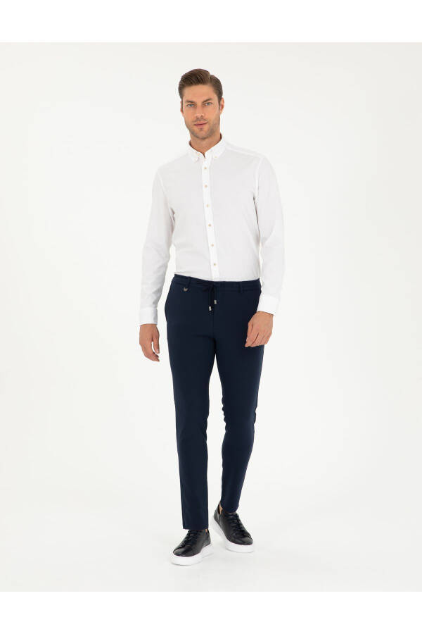 Navy Classic Jogger Pants - 7