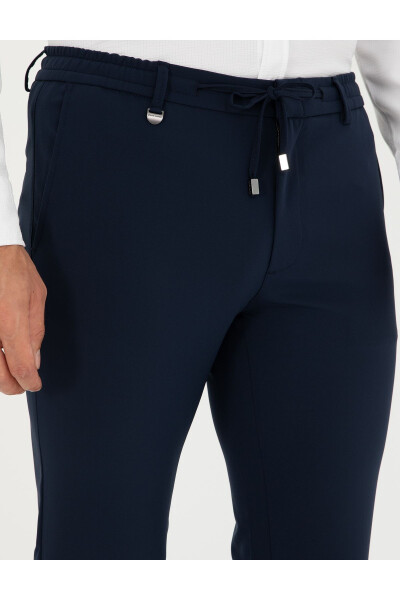 Navy Classic Jogger Pants - 5