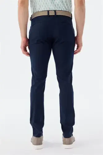 Navy Extra Slim Fit Side Pocket Sports Pants - 3