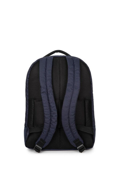 Navy Fabric Unisex Backpack 01pc001151 - 3