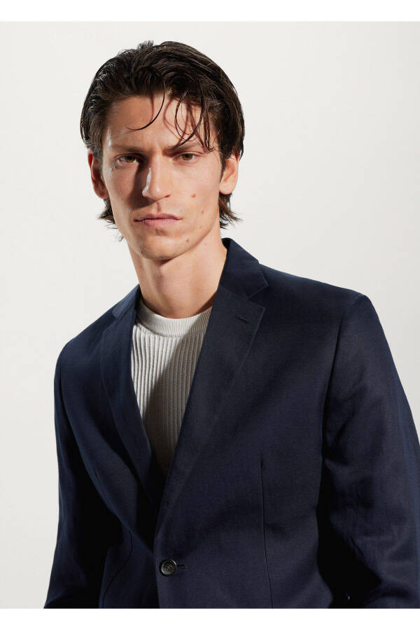 Navy Men's Blazer 57040547 - 6