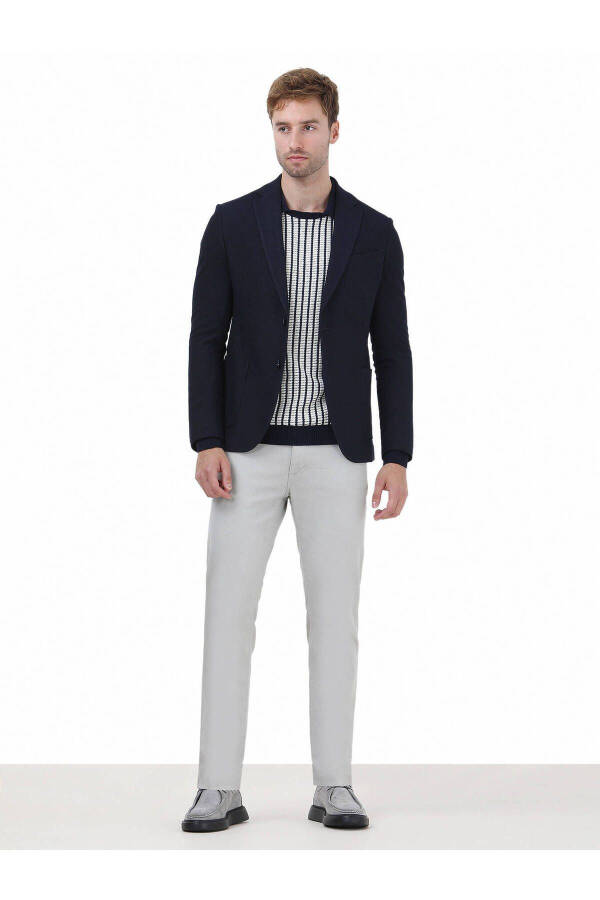 Navy Modern Fit Jacket - 6