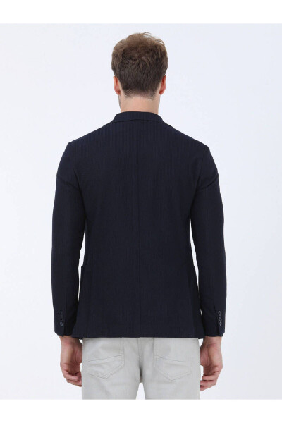 Navy Modern Fit Jacket - 5