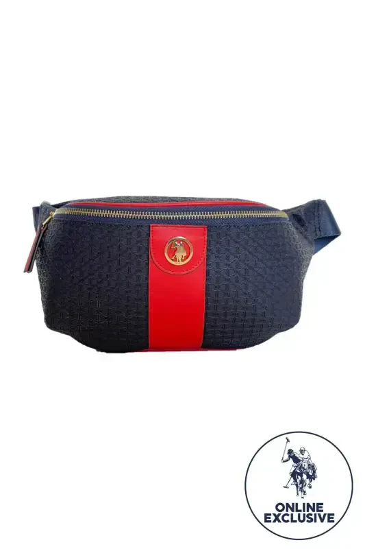 Navy-red Women's Belt Bag Us3071 Online Exclusive-NAVY - U.S. POLO ASSN.
